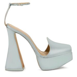 Cult Gaia Light Blue Platform Heels